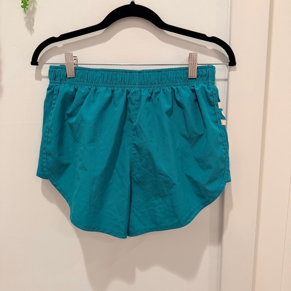 Nike Dri-Fit Green Lined Running Athletic Shorts Women's Drawstring Elastic M - Picture 6 of 13